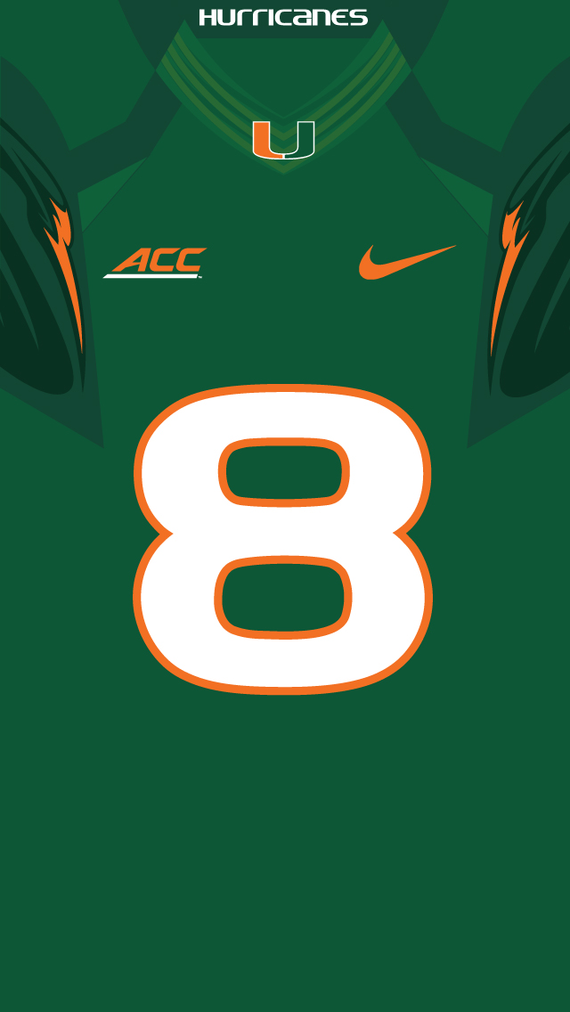 Miami Hurricanes Clipart For Iphone - University Of Miami Wallpaper For Iphone - HD Wallpaper 