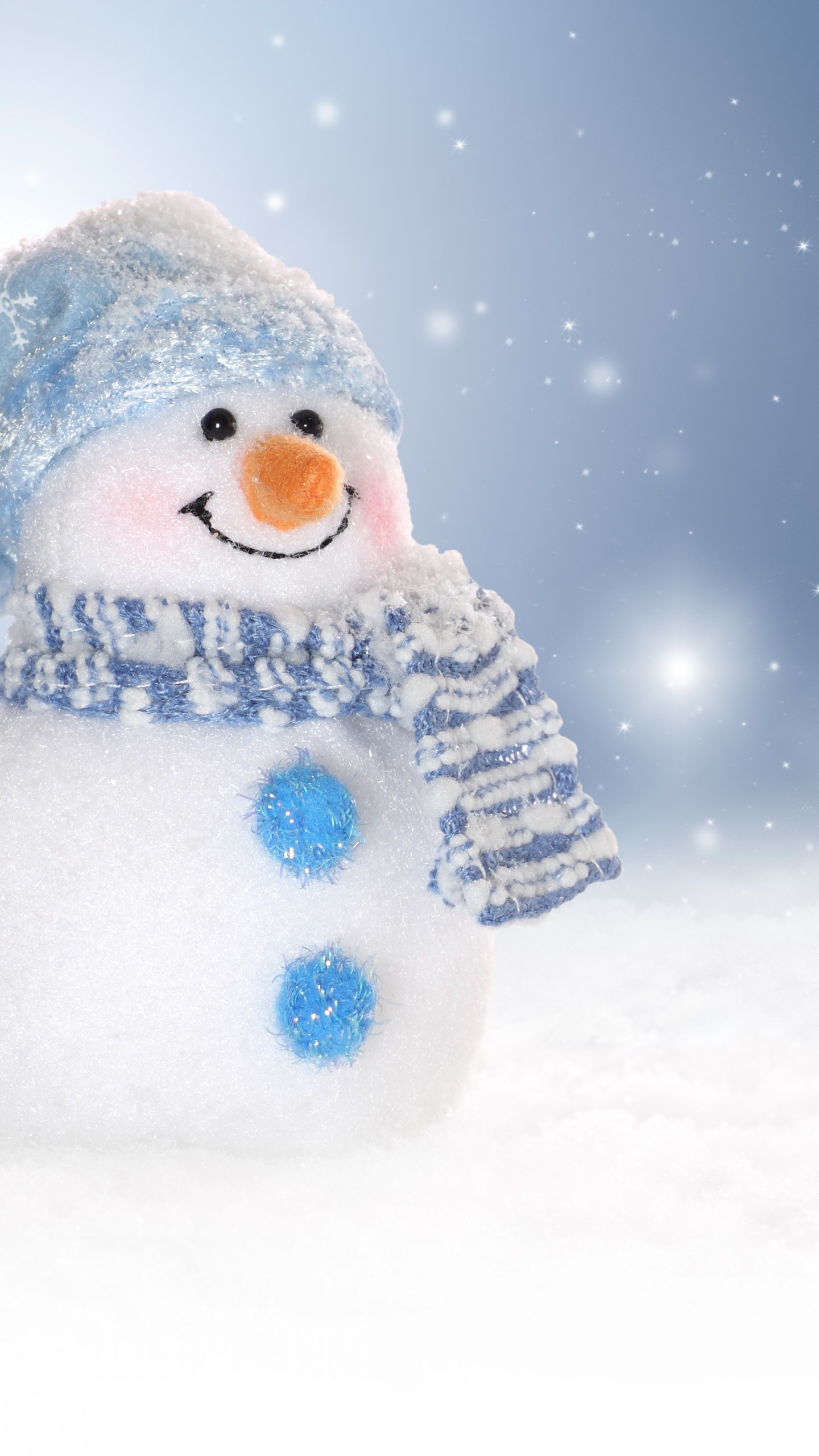 Cute Snowman Iphone Wallpaper - Winter Background Wallpaper With Snowman - HD Wallpaper 