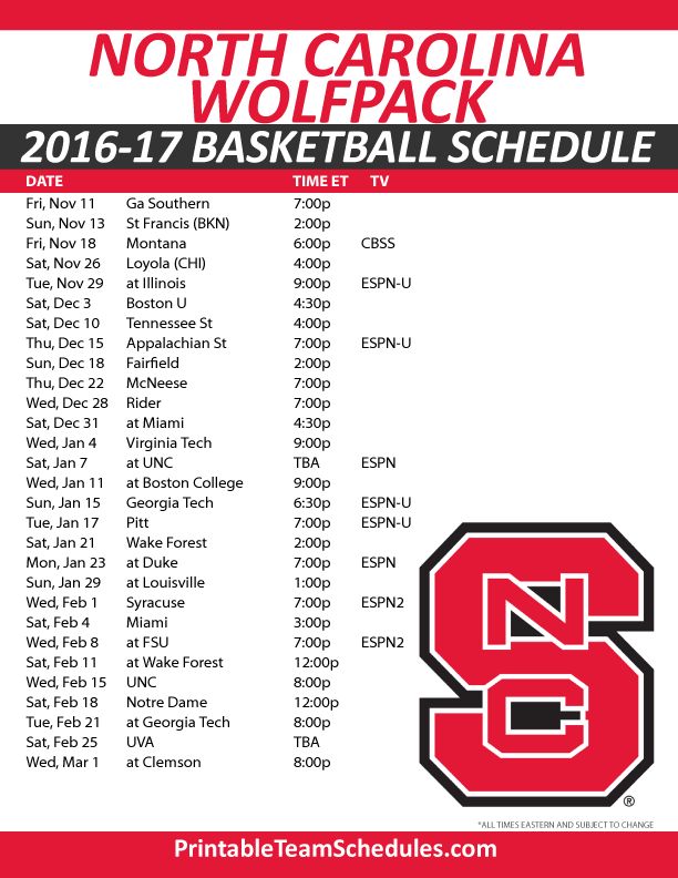 Unc Men's Basketball 2017 Schedule - HD Wallpaper 