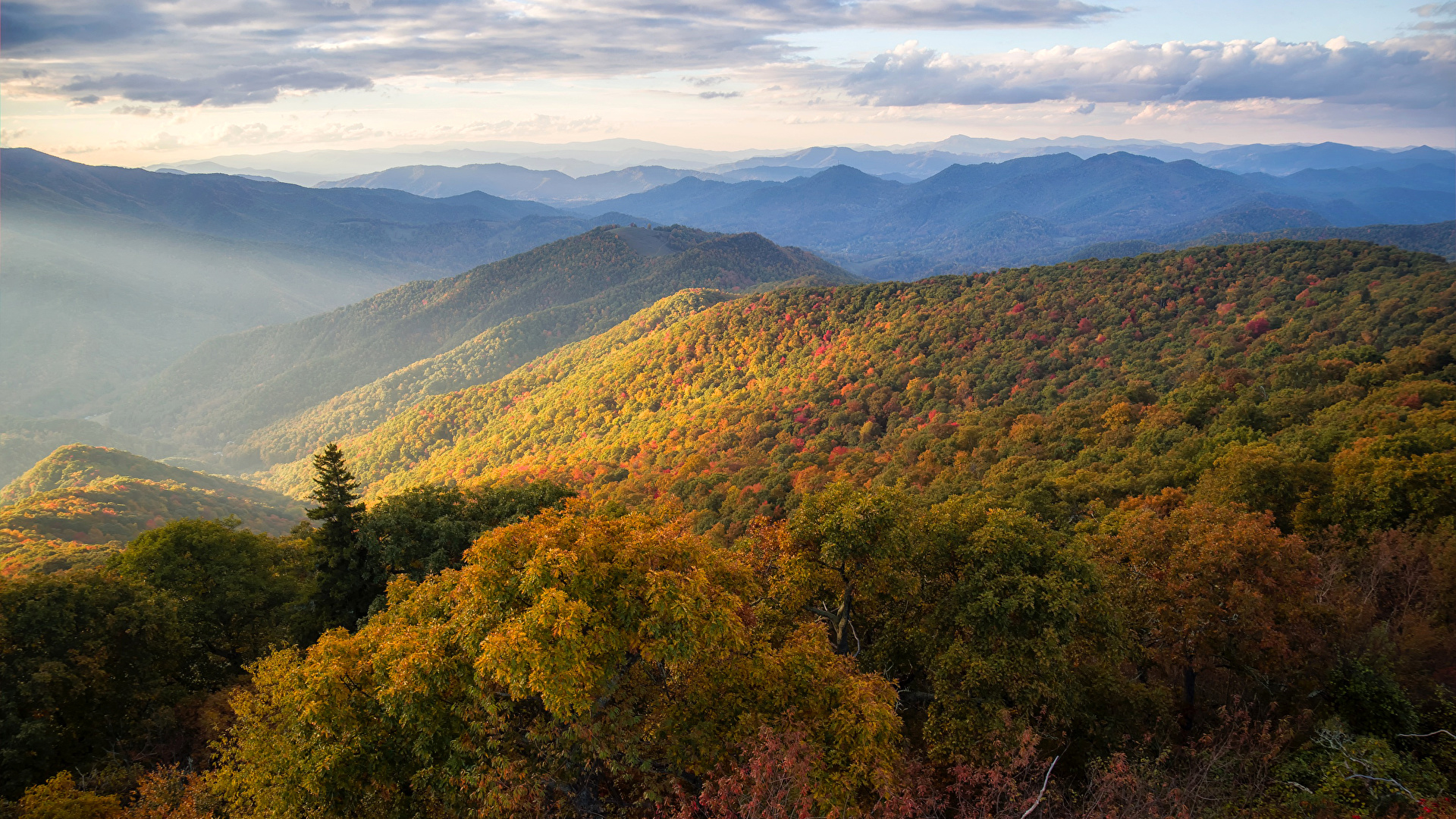 North Carolina Mountains Hd - HD Wallpaper 