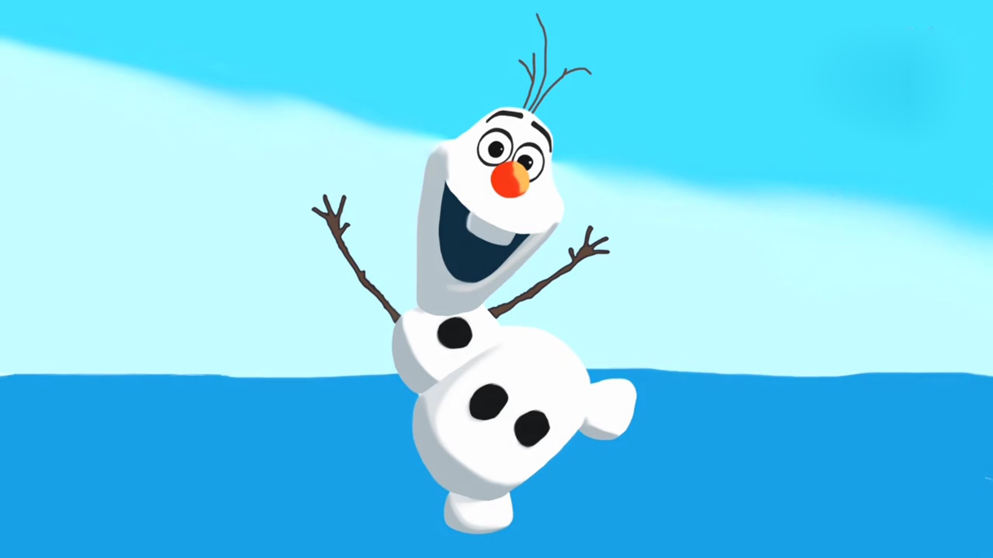 Olaf The Snowman Cartoon - 2048x1152 Wallpaper 