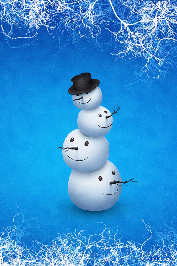 Winter Christmas Snowman Desktop - HD Wallpaper 