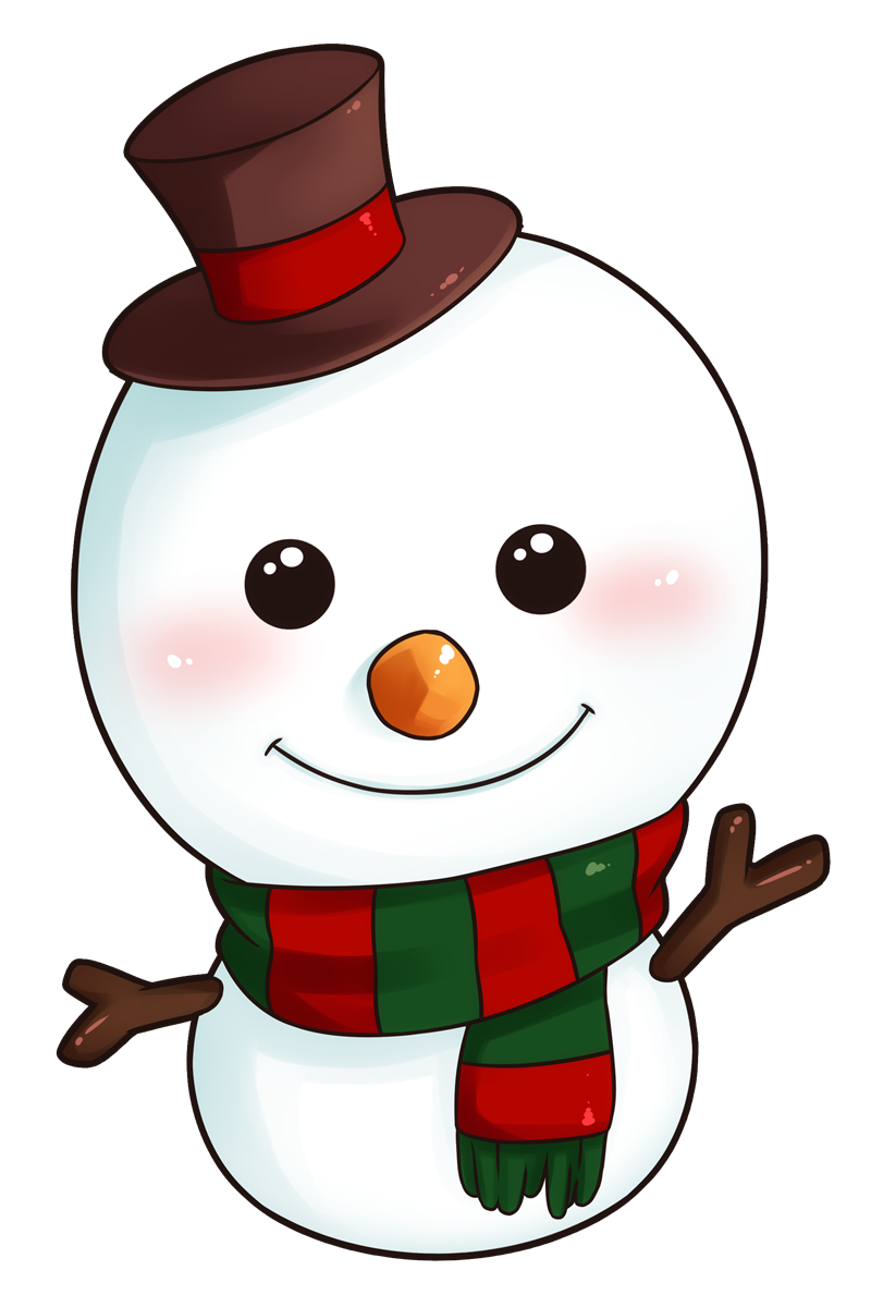 Images Of Snowman - Cute Christmas Snowman Cartoon - HD Wallpaper 