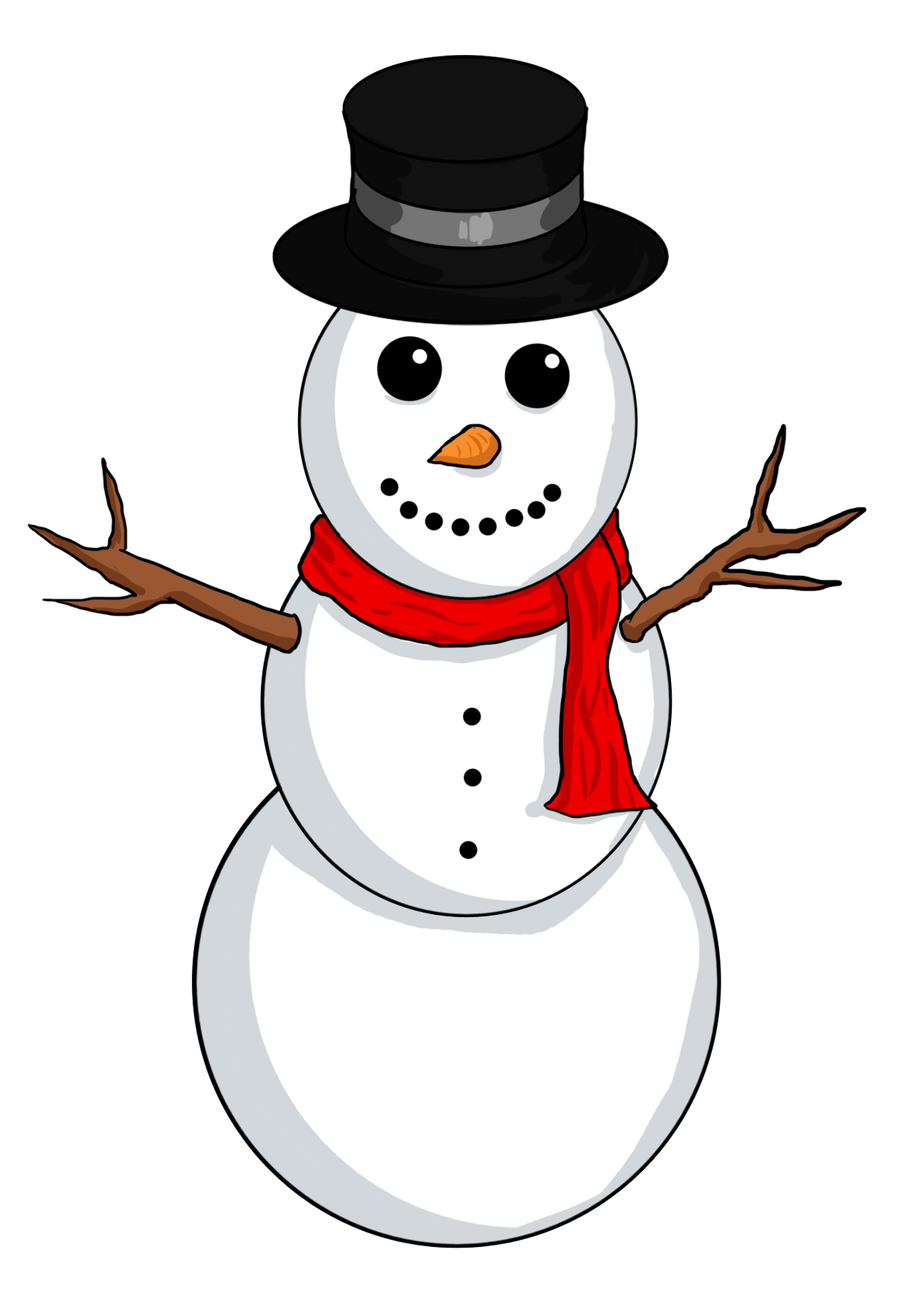 High Resolution Wallpaper - Clipart Snowman - HD Wallpaper 