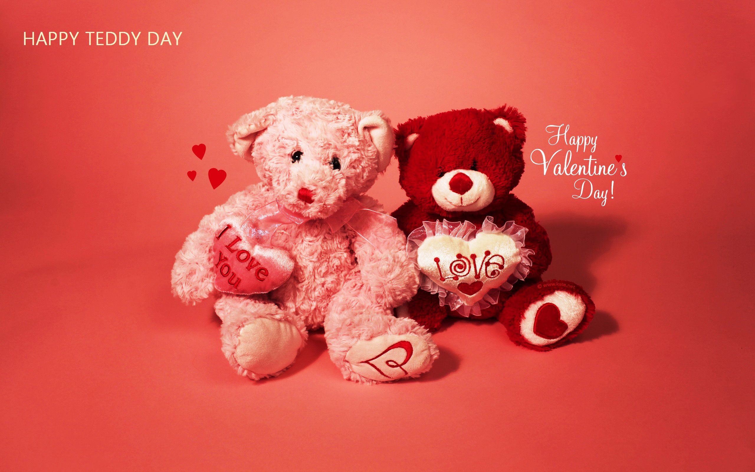 Teddy Day, Teddy Day 2015, Teddy Day Sms, Teddy Day - Happy Valentine Day With Teddy - HD Wallpaper 