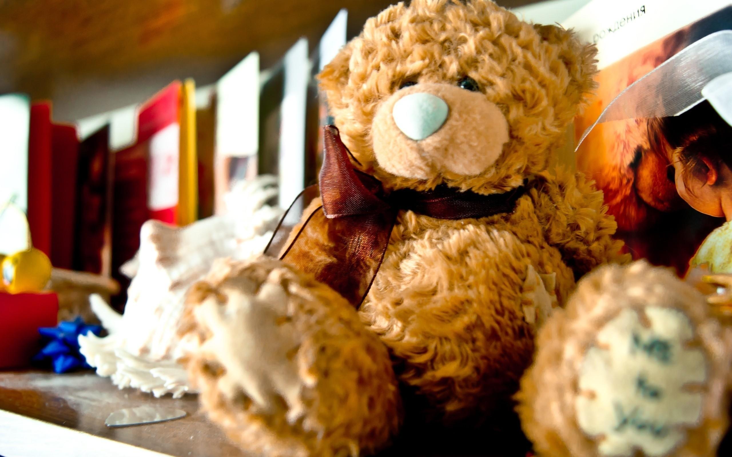 Cute Teddy Bear Wallpaper Free Download - Wallpaper - HD Wallpaper 