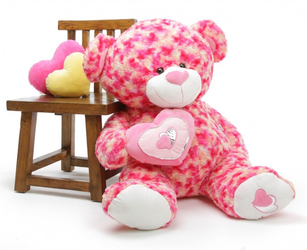 Teddy Day, Teddy Day 2015, Teddy Day Sms, Teddy Day - Cheap Big Pink Valentine Teddy Bear - HD Wallpaper 