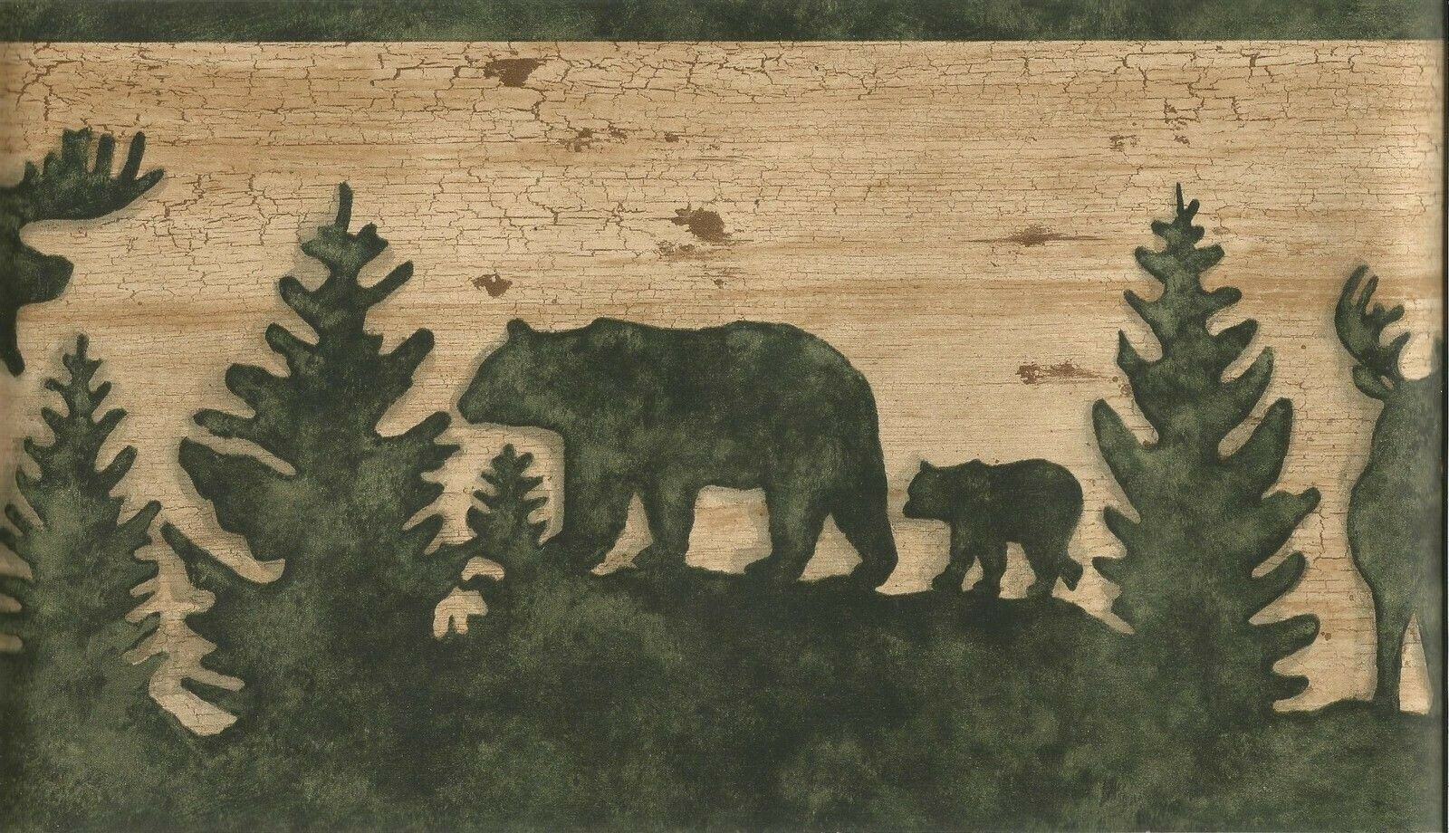 Moose Bear Deer Silhouette - HD Wallpaper 