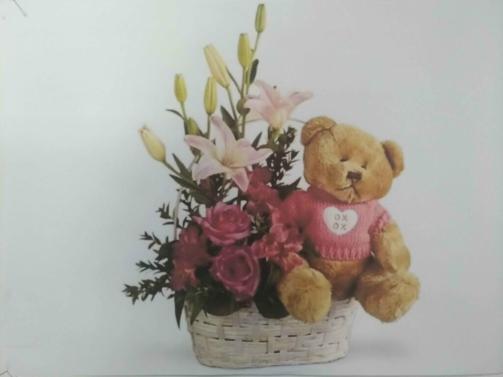 Birthday Flowers Images Free Download A Bamboo Buket - Bouquet - HD Wallpaper 