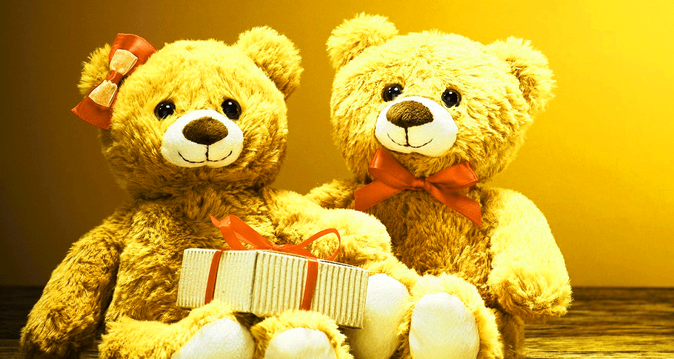 Teddy Bear Cute Wallpapers - Happy Teddy Day My Love - HD Wallpaper 