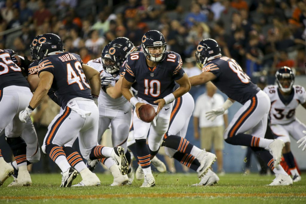 Free Chicago Bears Wallpaper X For Iphone Wtg Pic Hwb39686 - Mitch Trubisky Iphone - HD Wallpaper 