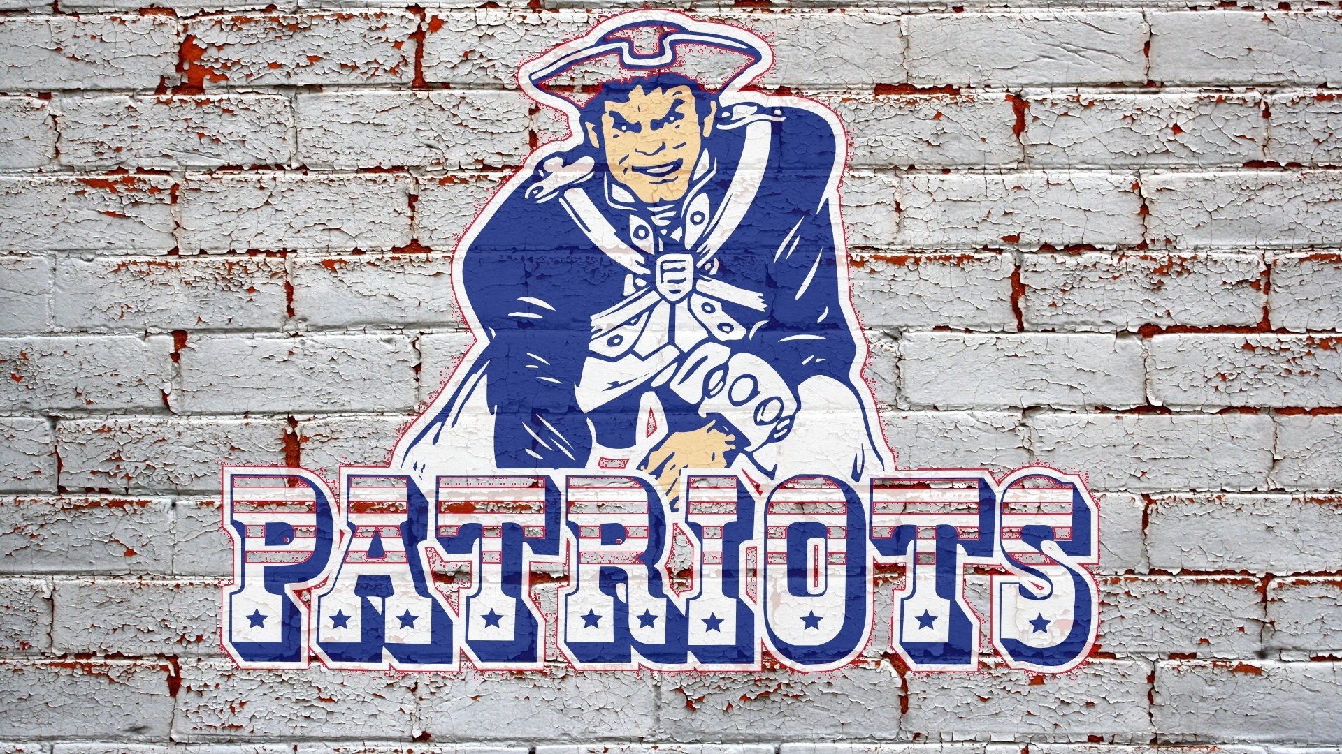 New England Patriots Retro Logo - HD Wallpaper 