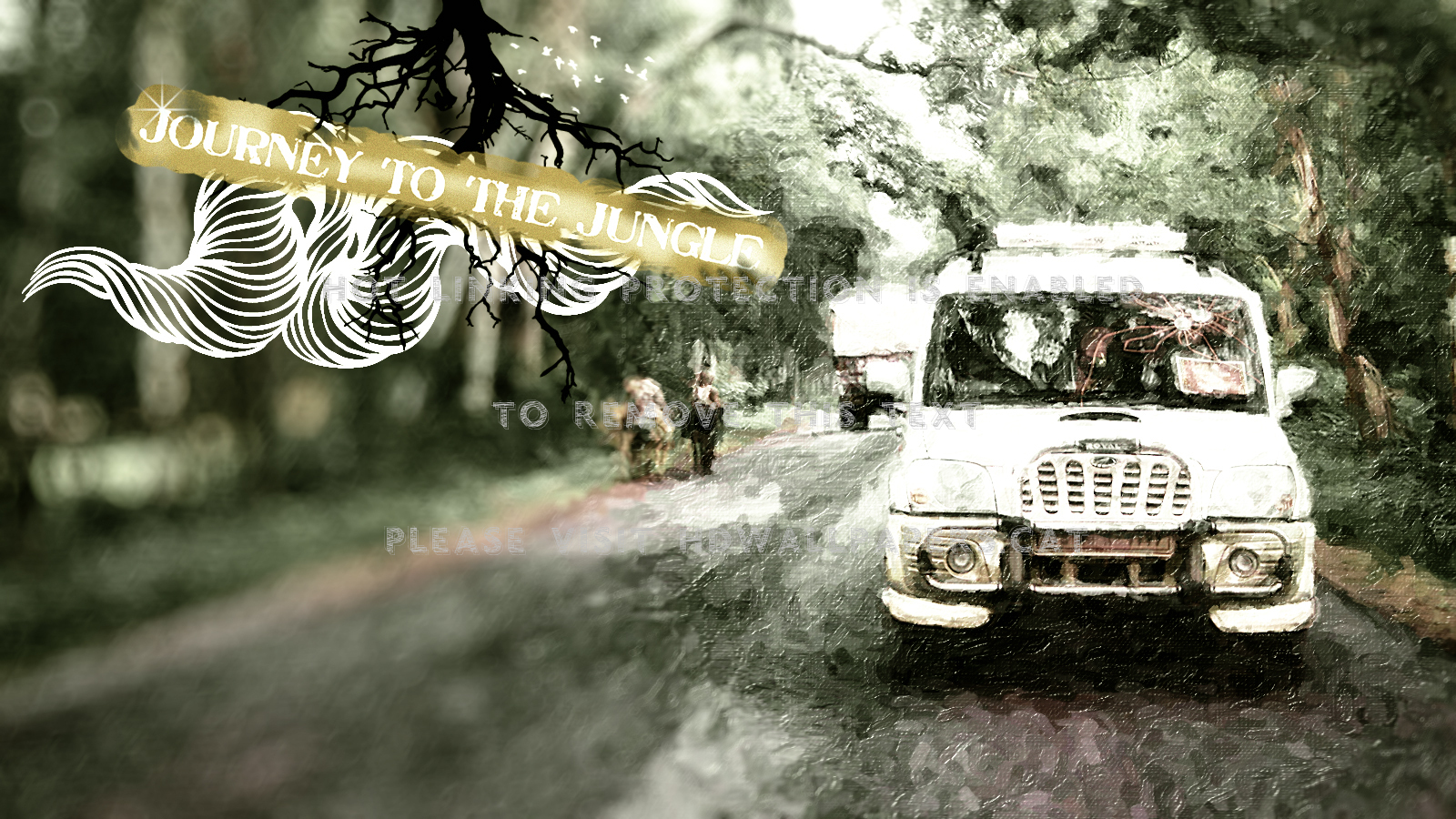 Journey To Jungle Car Scorpio Art Canon - Mini Suv - HD Wallpaper 