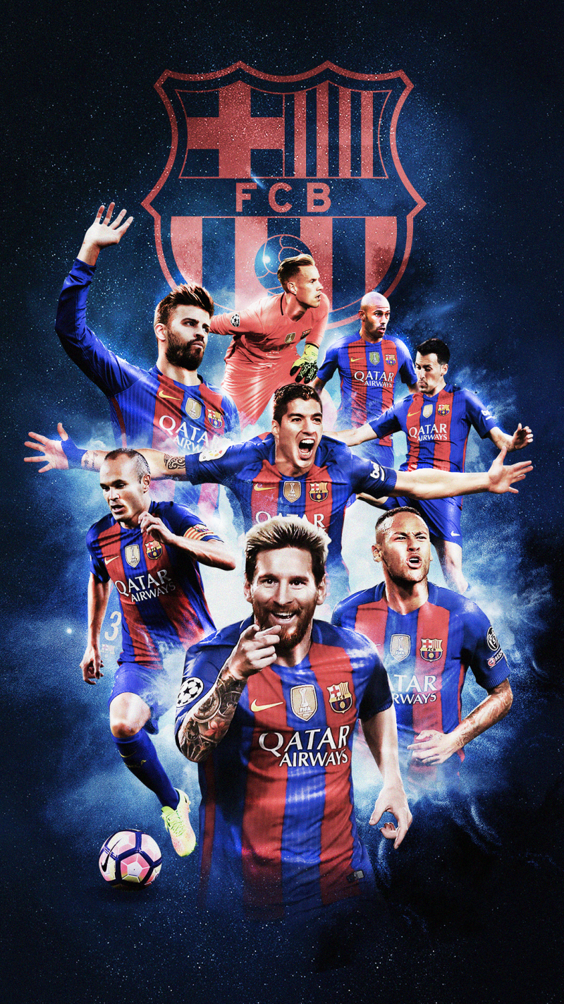 Fc Barcelona Player Wallpaper 2018 - HD Wallpaper 