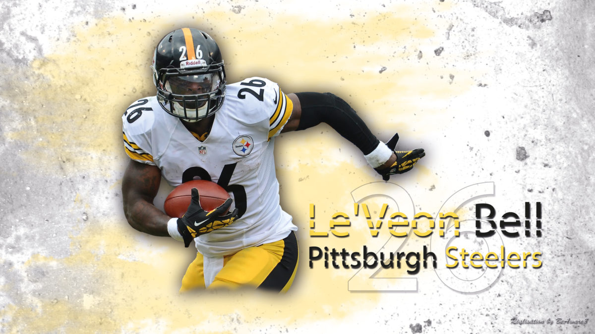 Attachment For Le Veon Bell Steelers Wallpaper - HD Wallpaper 