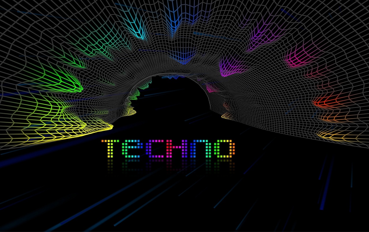 Techno Three Wallpapers - Techno 3d - HD Wallpaper 
