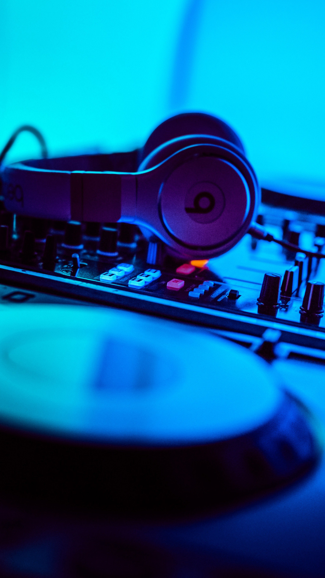 1080x1920, Sound, Techno, Blue, Virtualdj, Electronic - Dj Setup Wallpaper Hd - HD Wallpaper 