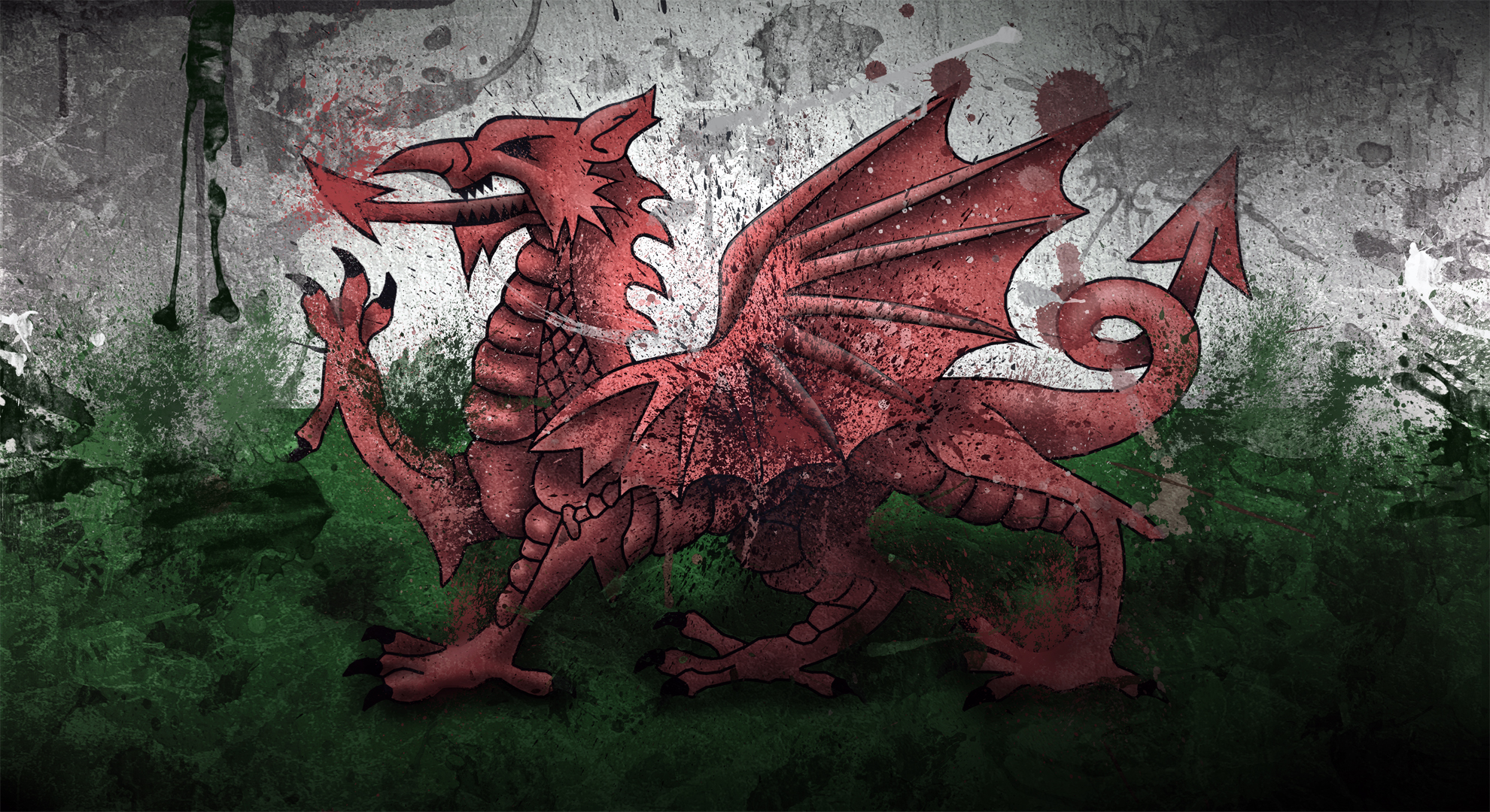 Welsh Flag Download - Welsh Flag Background - HD Wallpaper 