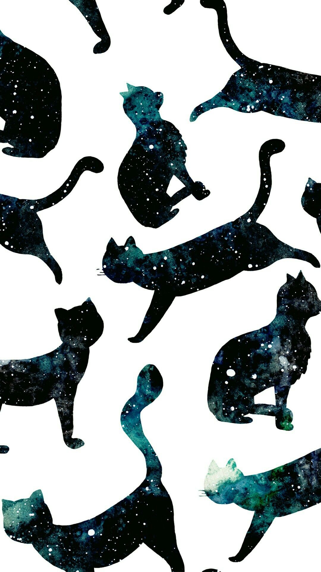 Galaxy Cat Wallpaper Phone - HD Wallpaper 