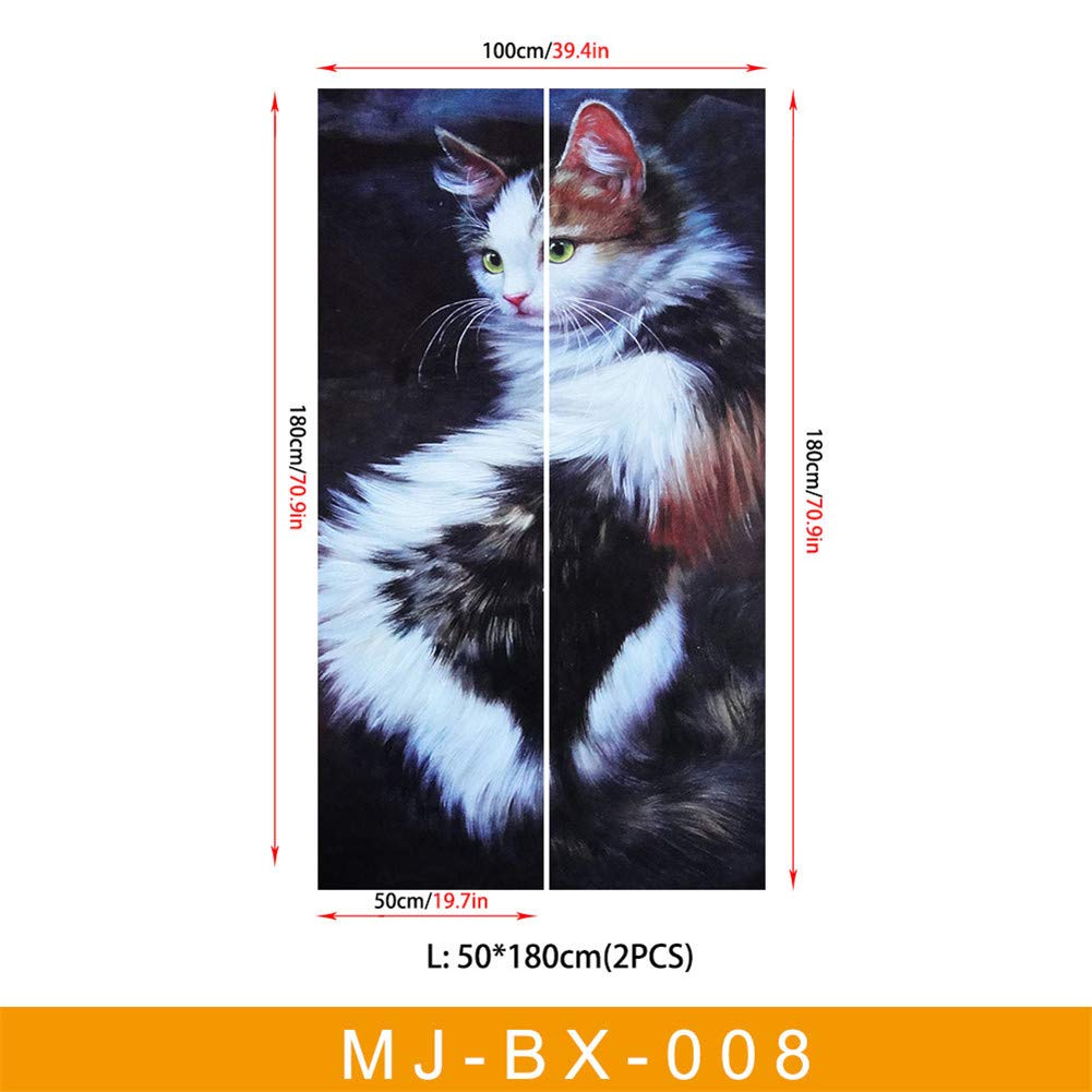 Triupy Fridge Wallpaper Stickers Cats Pattern Opaque - Трехцветная Кошка Красивя - HD Wallpaper 