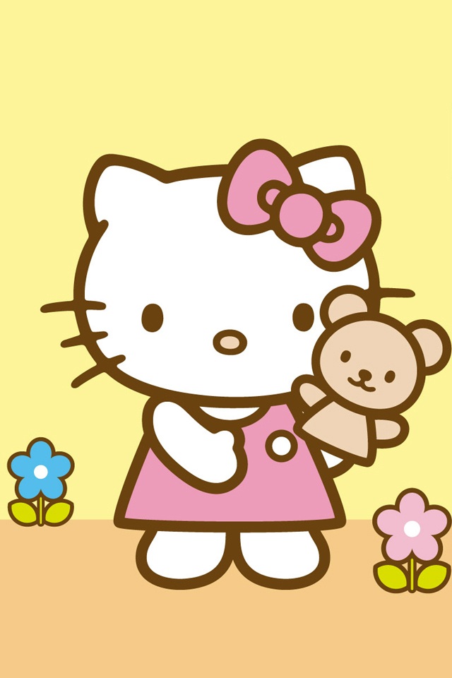 Clipart Hello Kitty 640x960 Wallpaper Teahub Io