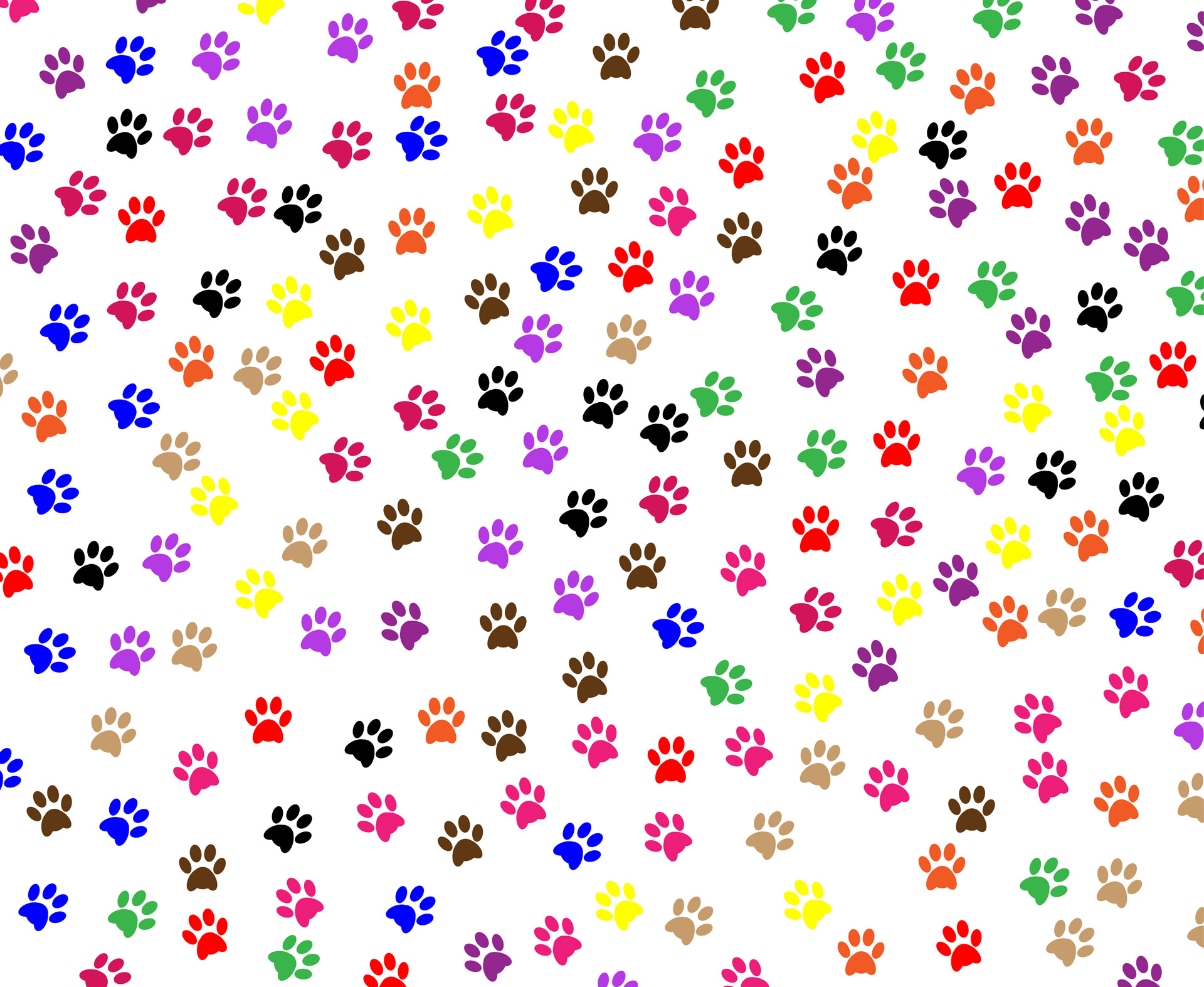 Paw prints Pawprints Tracks Free Photo - Animal Paw Prints Background - HD Wallpaper 