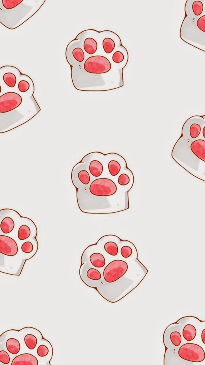 Wallpaper, Cat, And Pattern Image - Backgrounds Cat - HD Wallpaper 