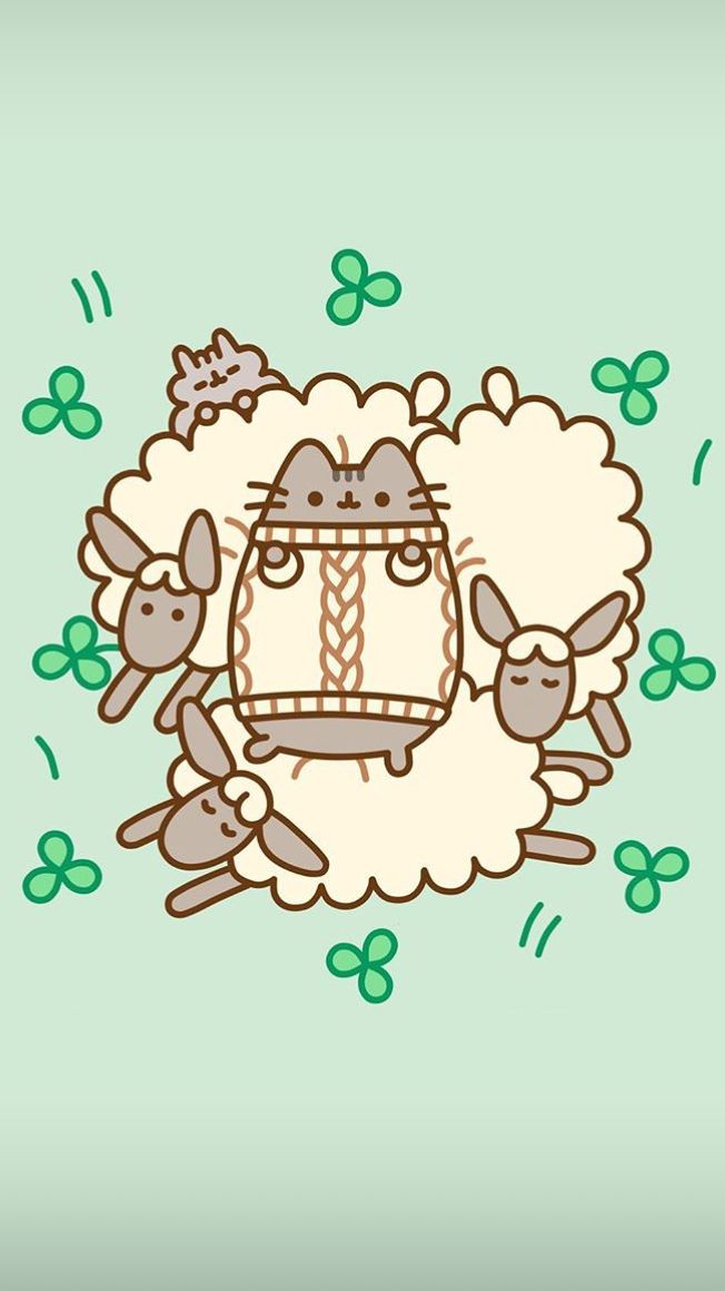 Pusheen Sheep - HD Wallpaper 