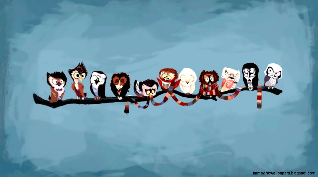 Hipster Owls Artistic Wallpaper - Doctor Who Owl Backgrounds - HD Wallpaper 