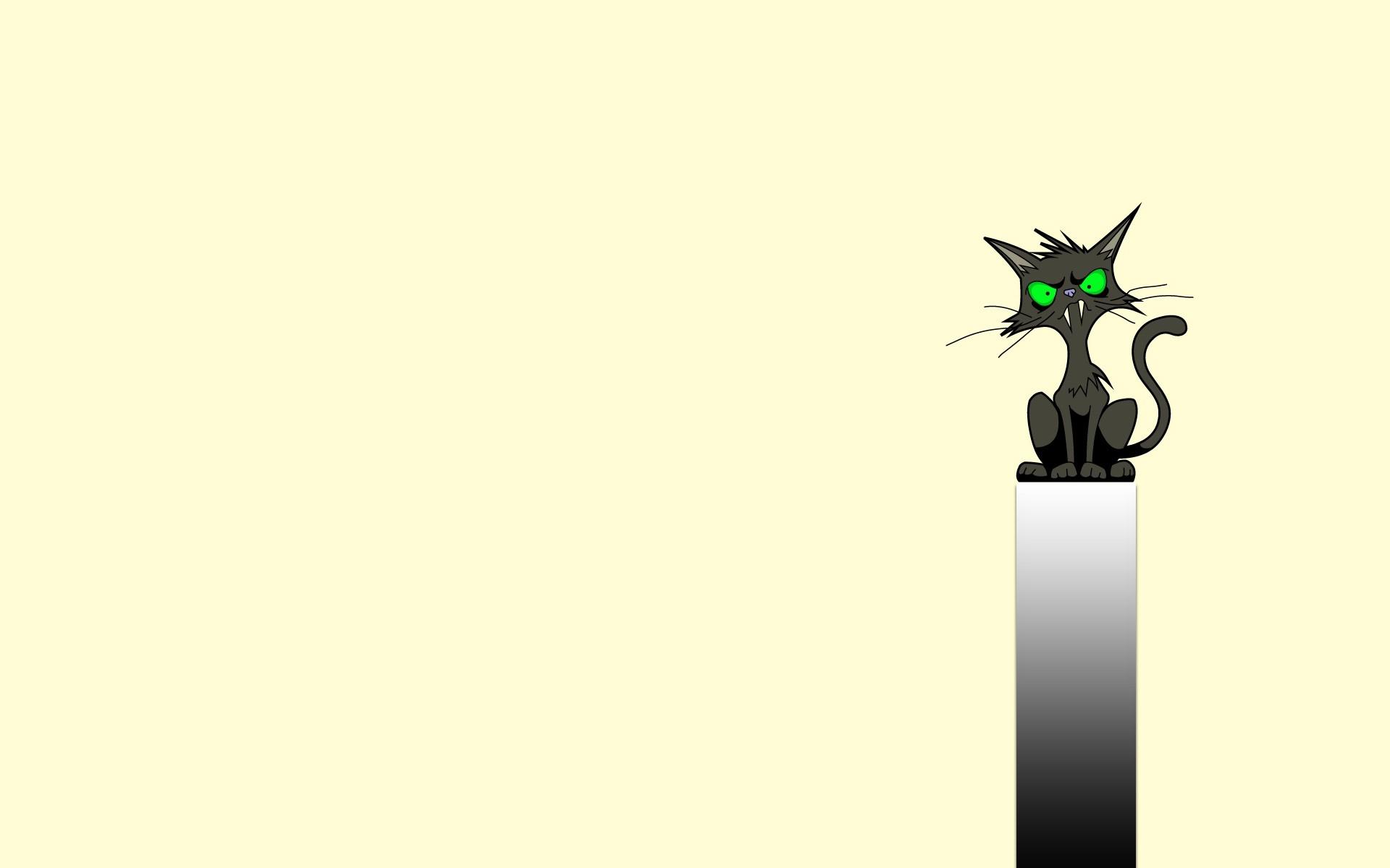 Cat, Drawing, Tube - Cartoon Cat - HD Wallpaper 