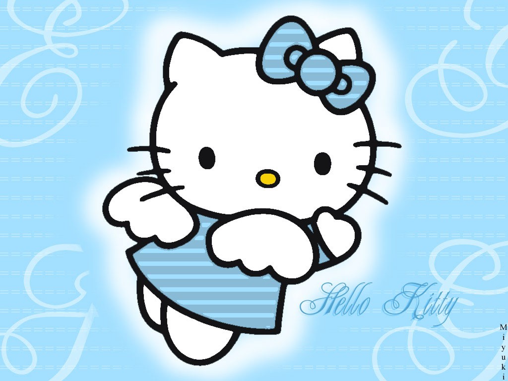 Cute Kitten Cartoon Pictures - Hello Kitty Transparent Background - HD Wallpaper 