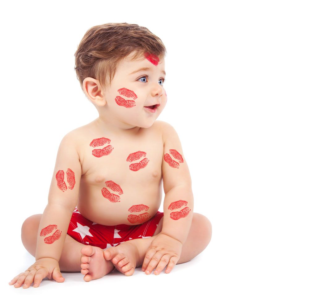Cute Kissing Baby For Valentines Day 2019 Hd - Cute Baby Kiss Hd - HD Wallpaper 