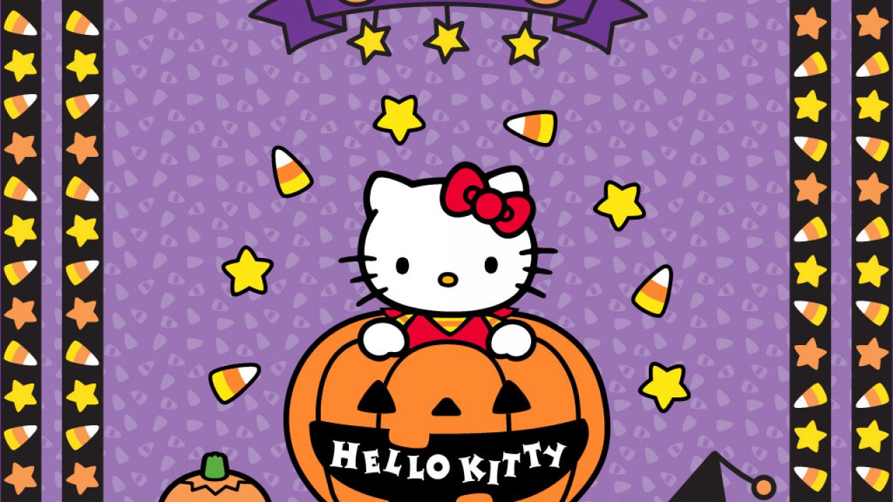 Hello Kitty Halloween Wallpaper Desktop - HD Wallpaper 