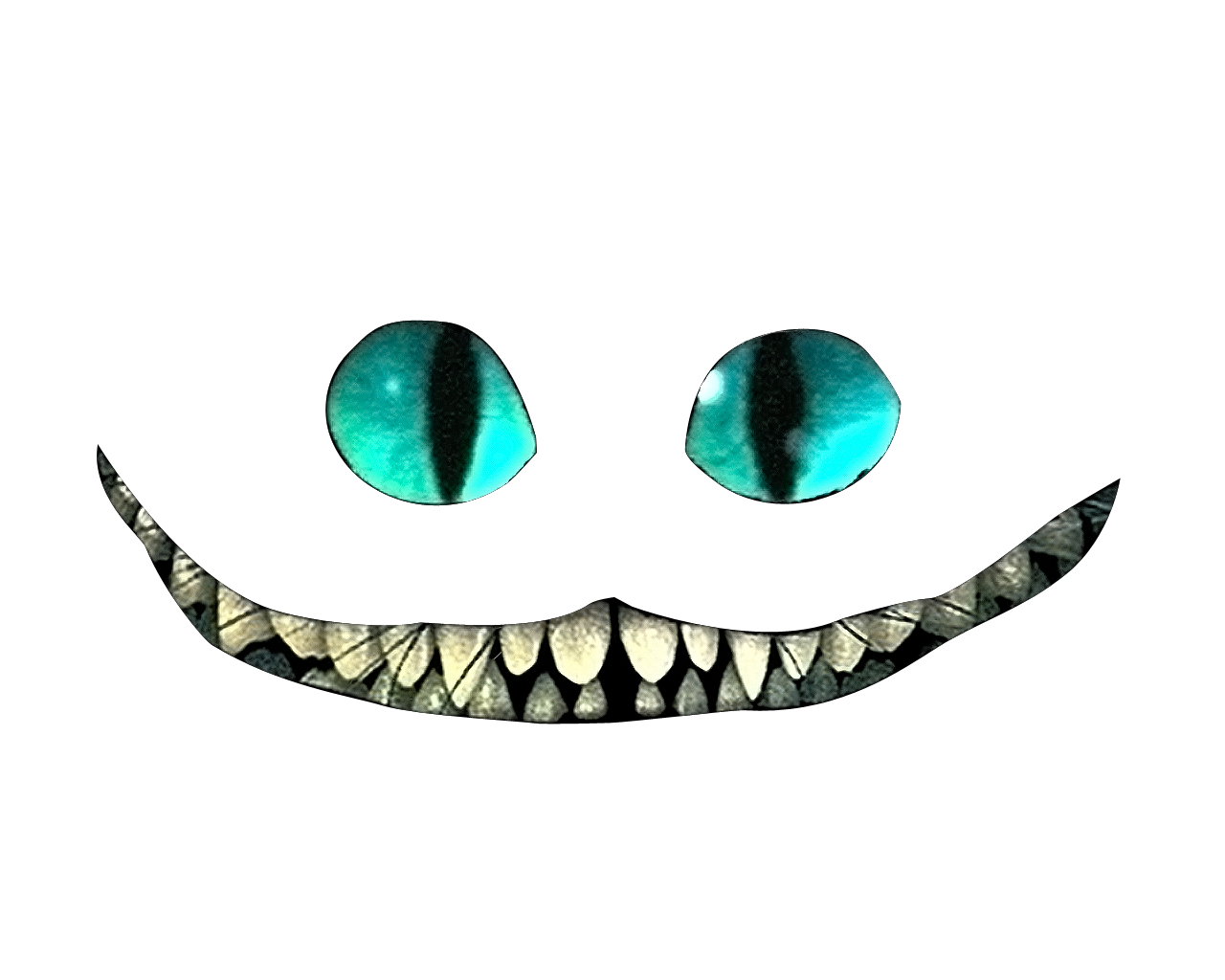 Cheshire Cat Smile Clipart Graphic Cheshire Cat Png - Cheshire Cat Smile Png - HD Wallpaper 