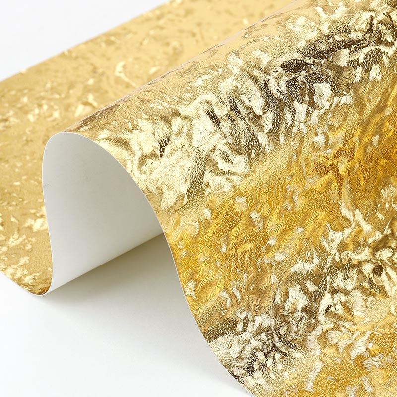 10m Modern Chunky Glitter Wallpaper Rolls Gold Foil - Bench - HD Wallpaper 