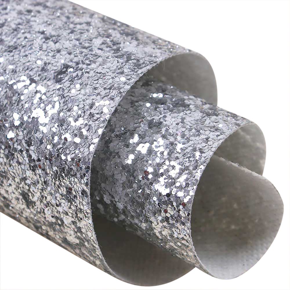 Chunky Glitter Fabric Wallpaper Heavy Duty Glitterwall - Titanium Ring - HD Wallpaper 