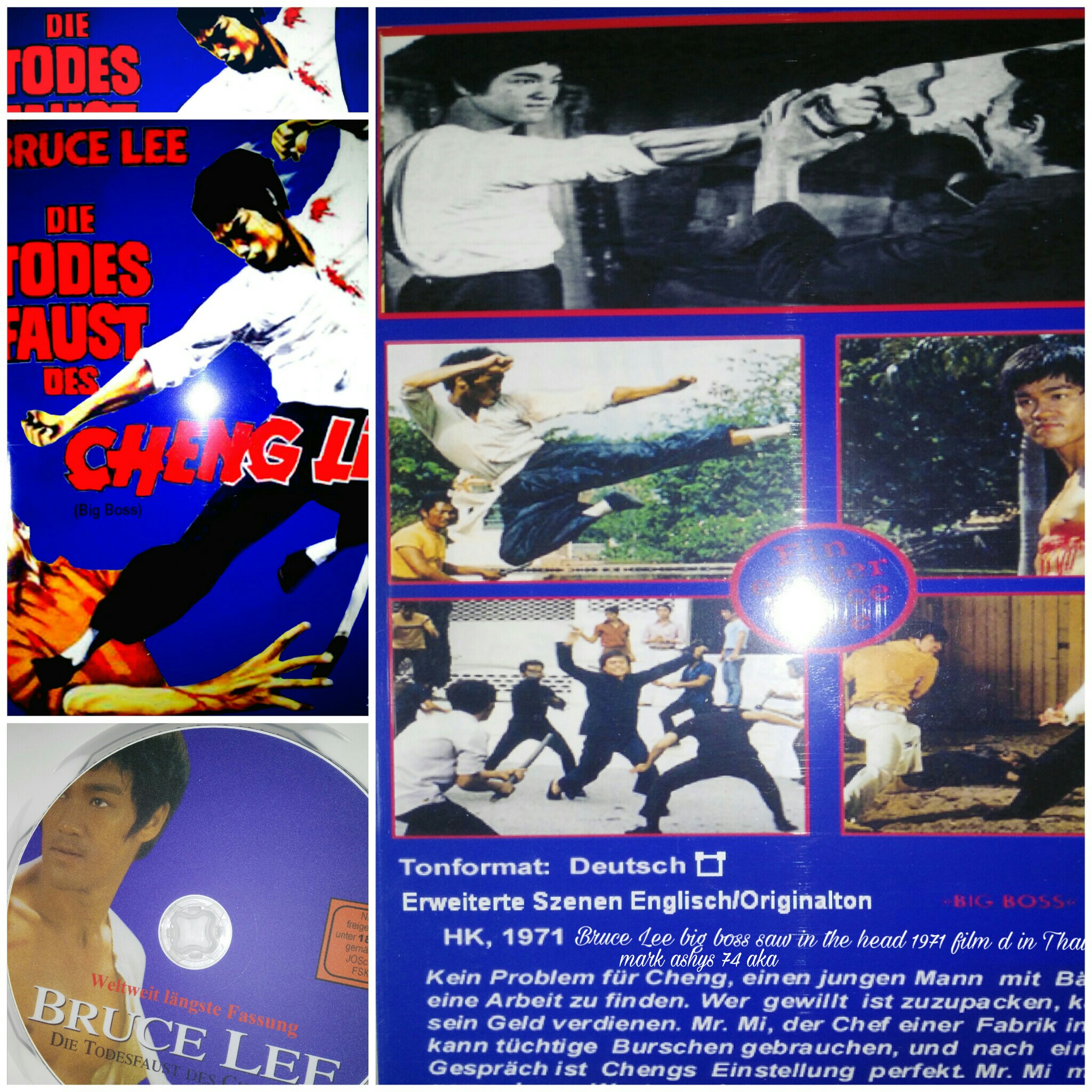 Bruce Lee Big Boss 1971 - Big Boss Saw In The Head - HD Wallpaper 