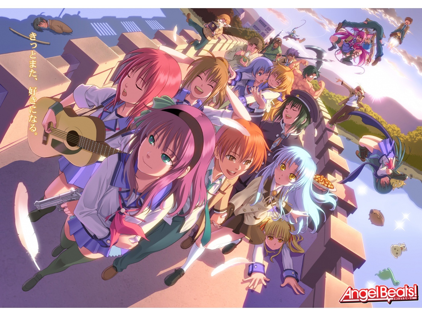 Angel Beats 1400x1050 Wallpaper Teahub Io