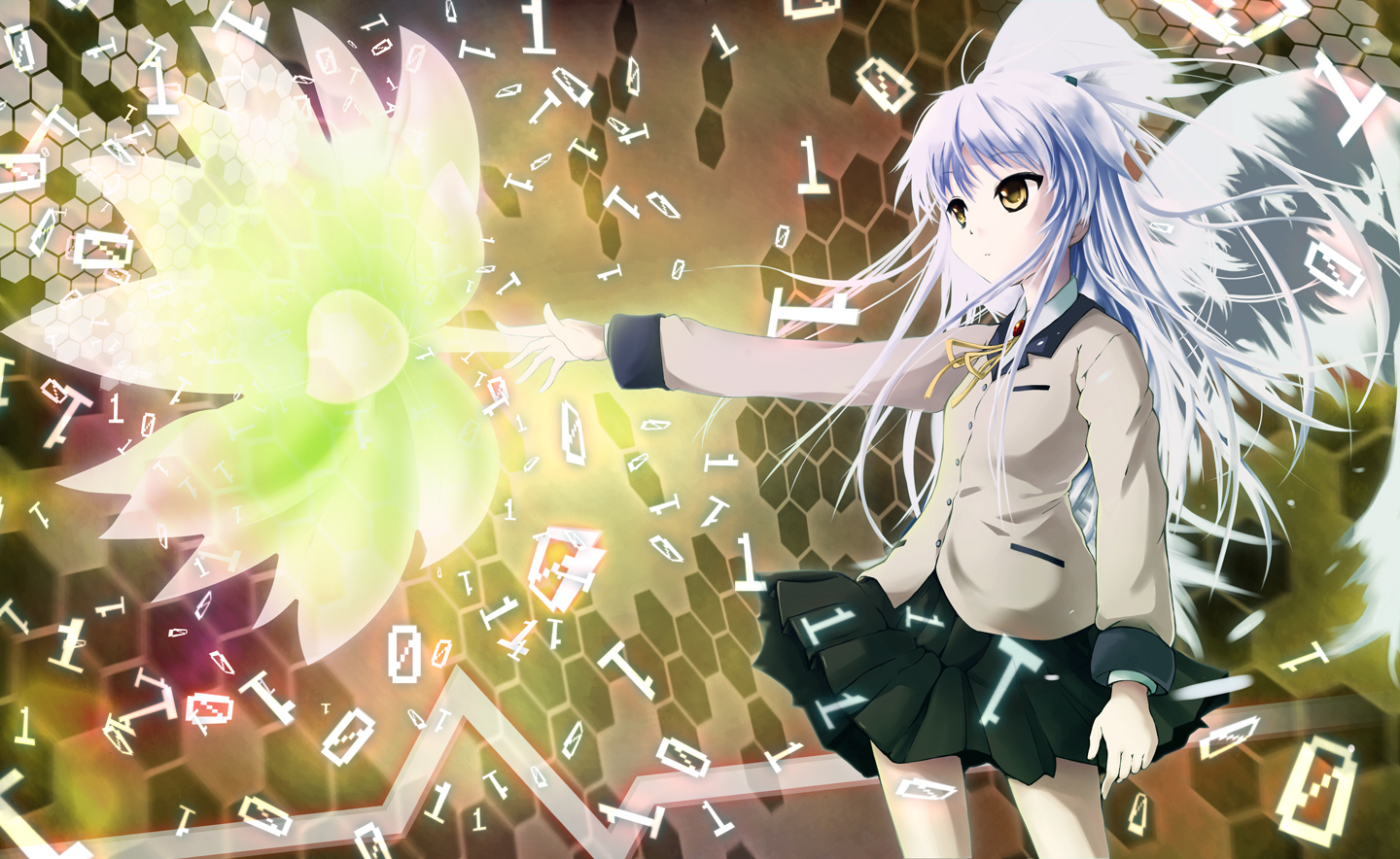 Angel Beats Tachibana Kanade Taicho128 Wings - HD Wallpaper 