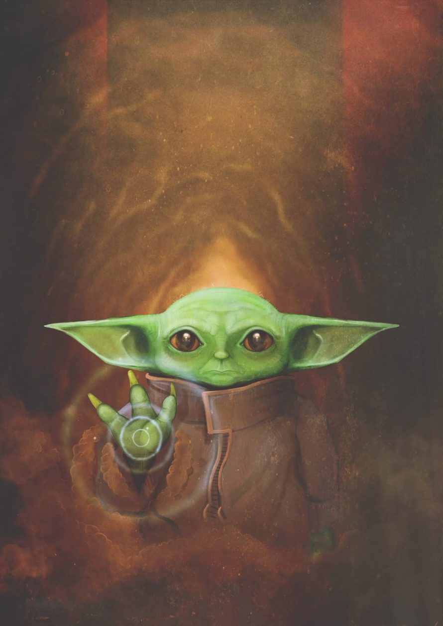 Baby Yoda Wallpaper Phone - HD Wallpaper 