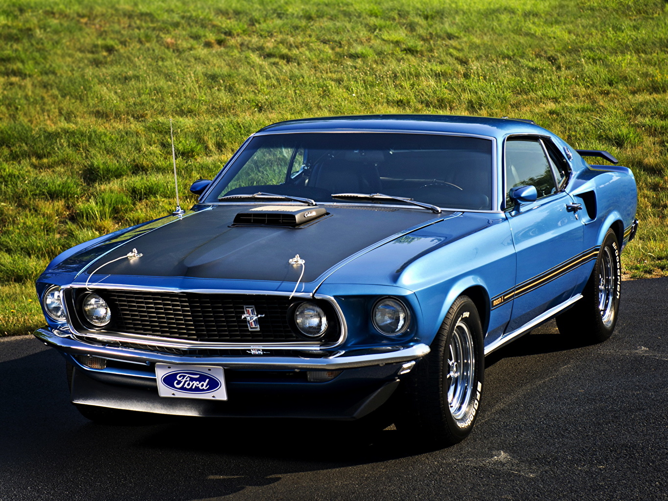 Ford Mustang Mach 1 Super Cobra Jet - HD Wallpaper 