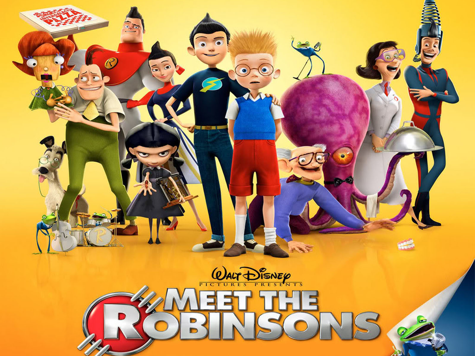 Meet The Robinsons Cast - HD Wallpaper 