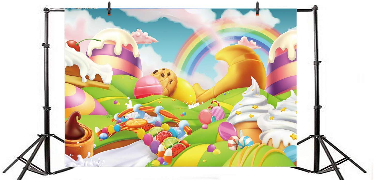 Cartoon Candy Hd Background - HD Wallpaper 