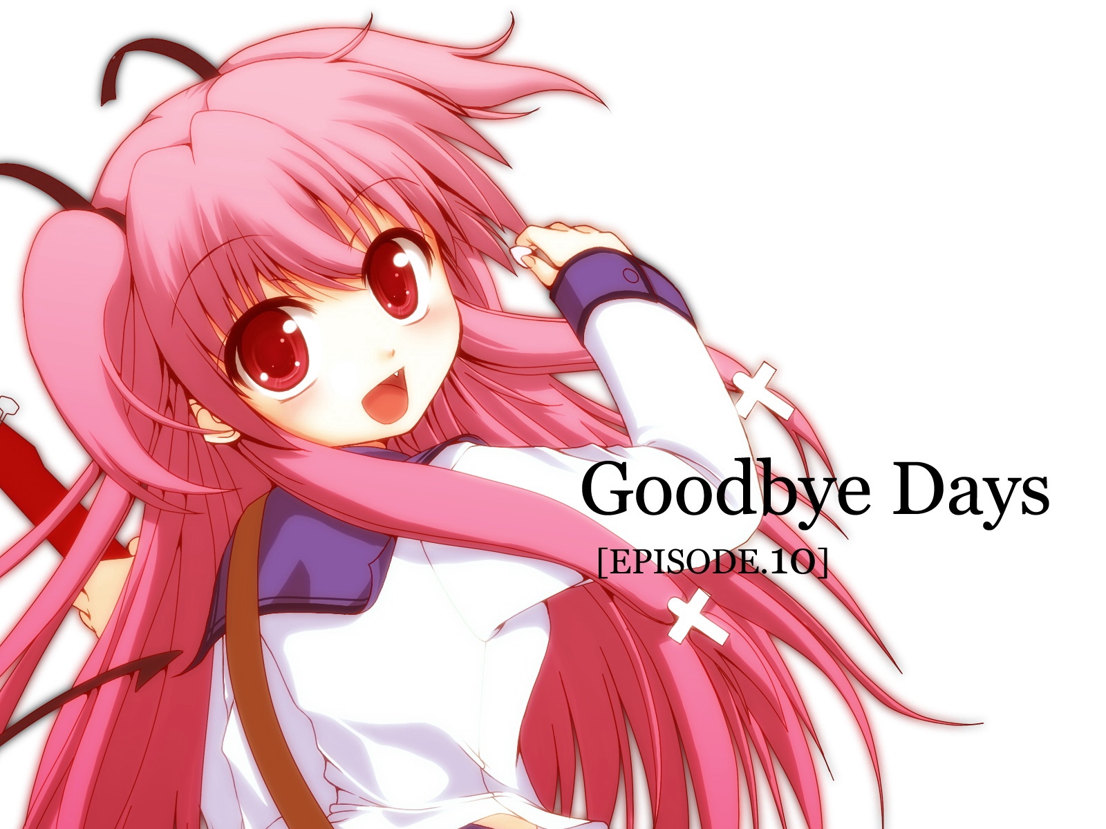 Wallpaper Angel Beats, Girl, Hair, Pink, Smile - Angel Beats Pink Hair - HD Wallpaper 