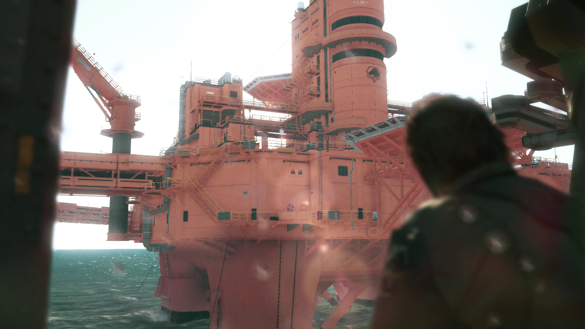 Mgs V Oil Rig - HD Wallpaper 