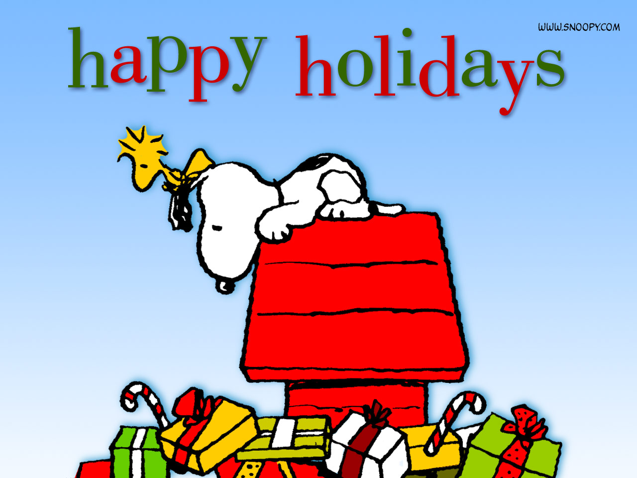 A Snoopy Christmas - Snoopy Christmas Holidays - HD Wallpaper 