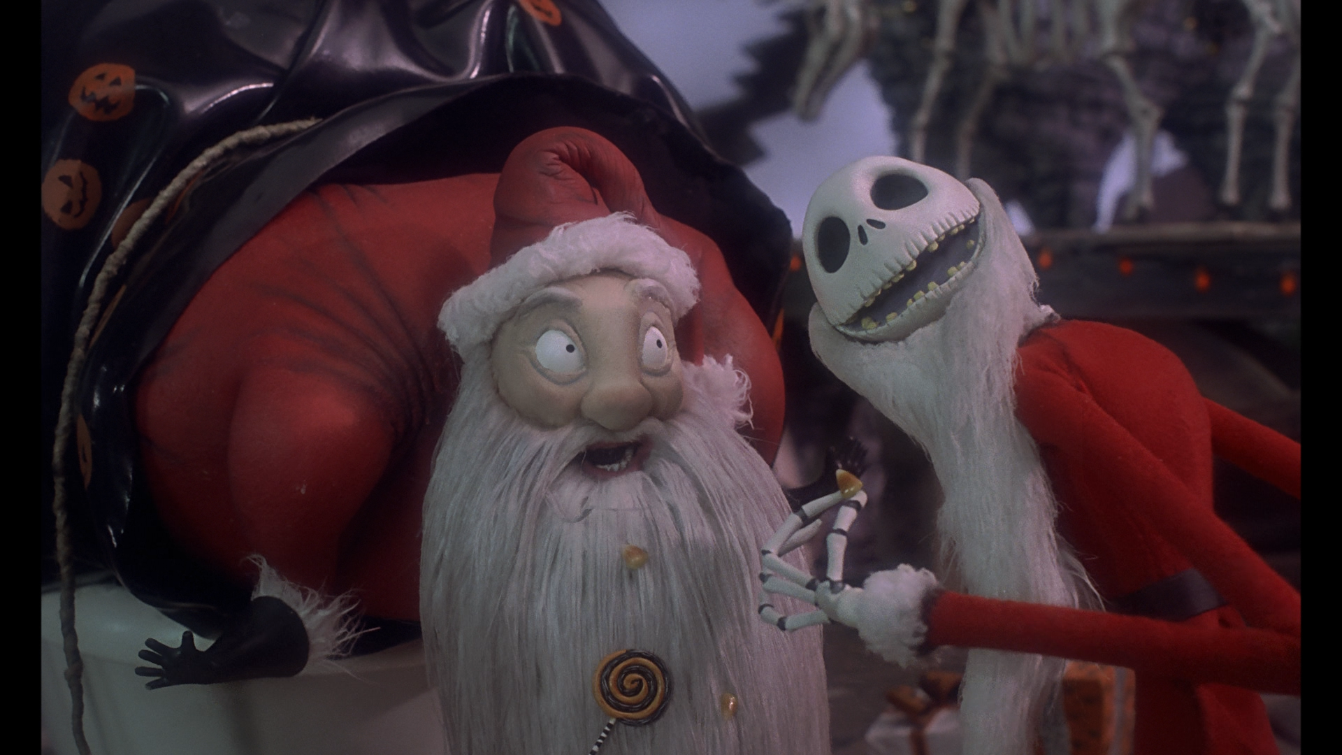 Nightmare Before Christmas Jack Skellington Santa - HD Wallpaper 