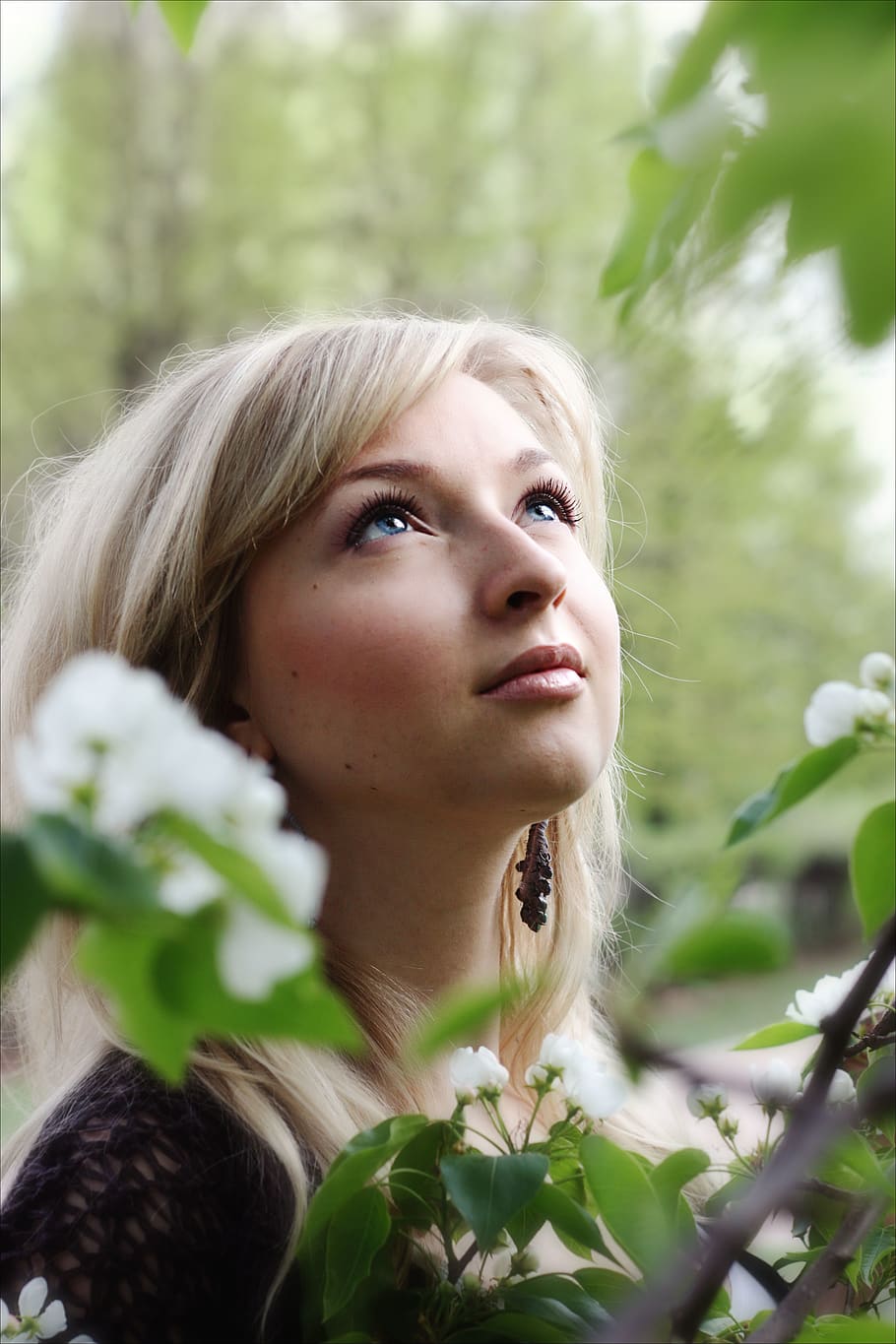 Russia, Moscow, Otradnoye District, Blue Eyes, Blonde, - Girl - HD Wallpaper 