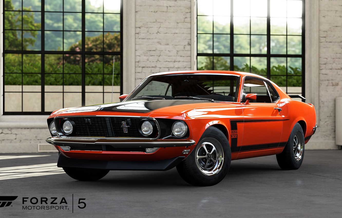 Photo Wallpaper 1969, 2013, Forza Motorsport 5, Xbox - 1969 Ford Mustang Boss 302 Forza Horizon 4 - HD Wallpaper 