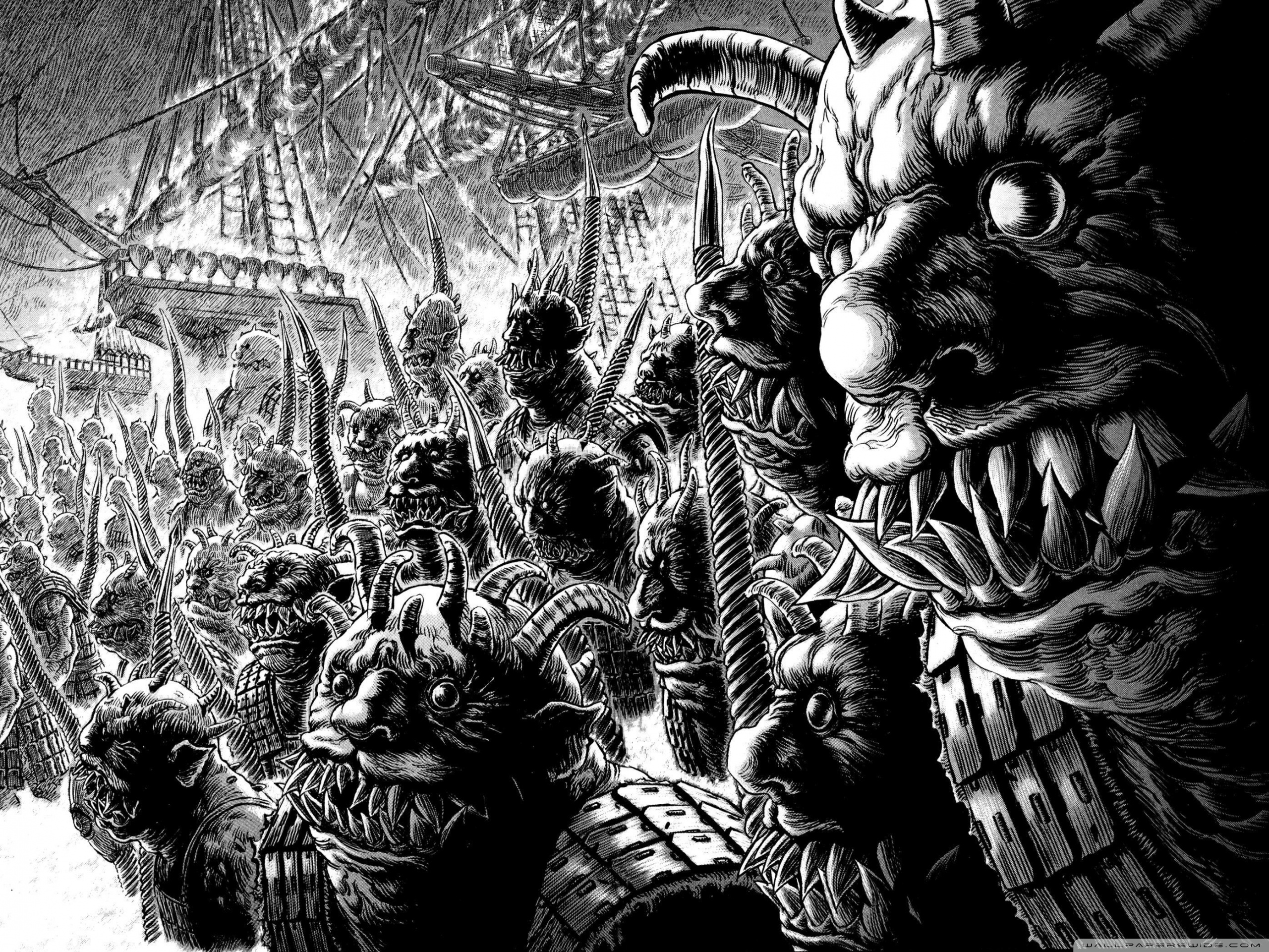 Black And White Draw - HD Wallpaper 